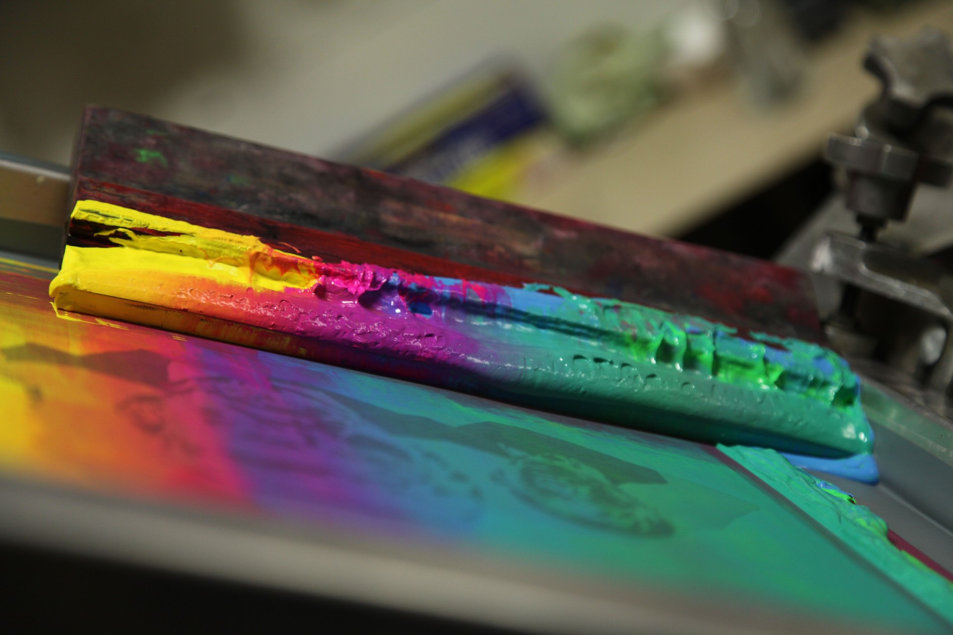Paint Strokes on Canvas